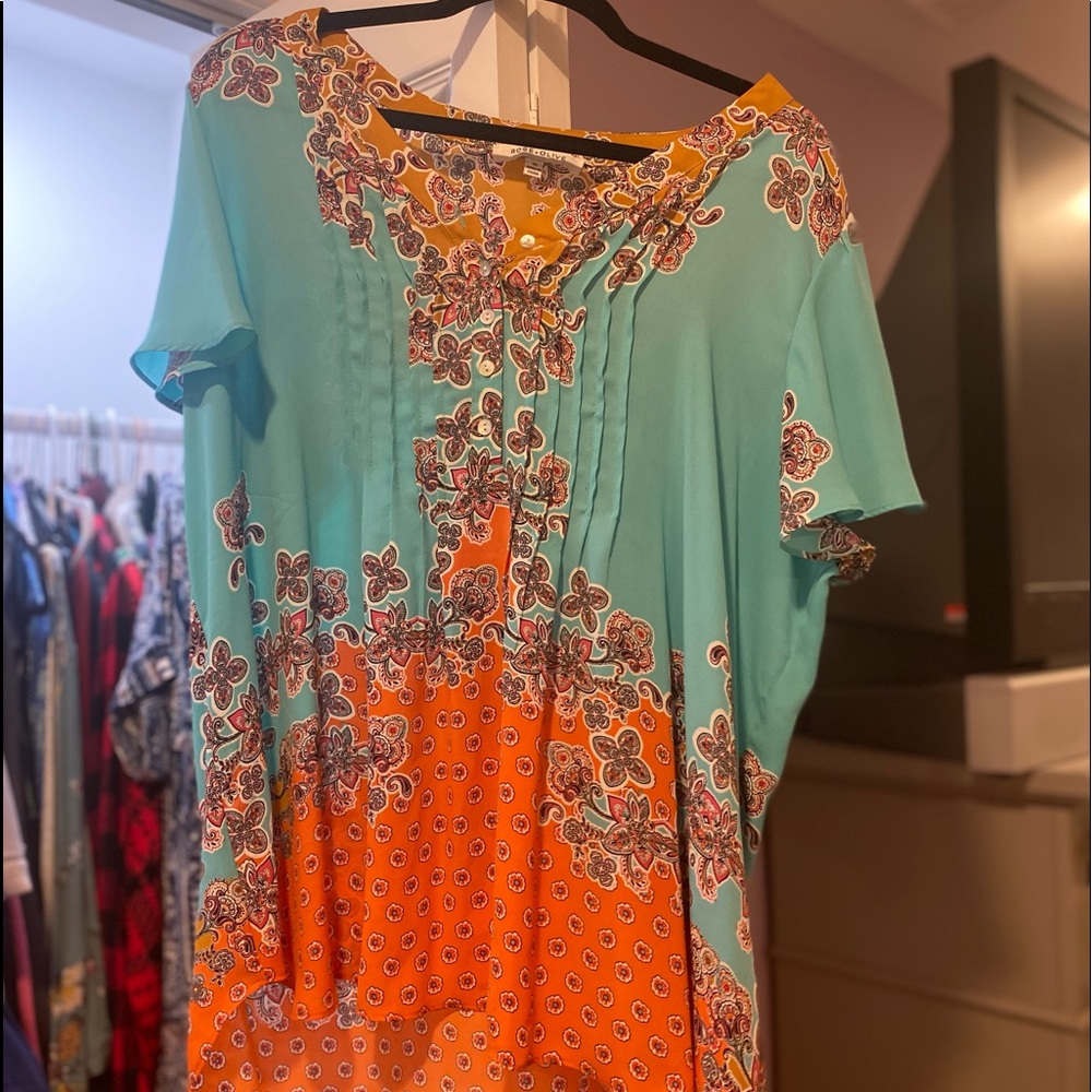 Rose olive brand shirt